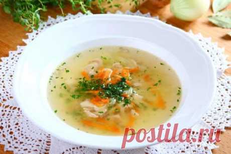 Вкусный куриный бульон из простых ингредиентов – пошаговый рецепт с фото.