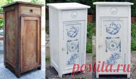 10 вдохновляющих примеров переделки старой советской мебели