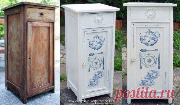 10 вдохновляющих примеров переделки старой советской мебели