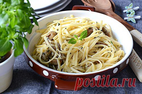Рецепт пасты с баклажаном и пряным маслом / Меню недели