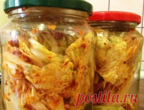 Капуста кимчи по-корейски на зиму рецепт