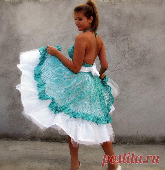 Вязание + ткань = красивая идея | Умелые ручки