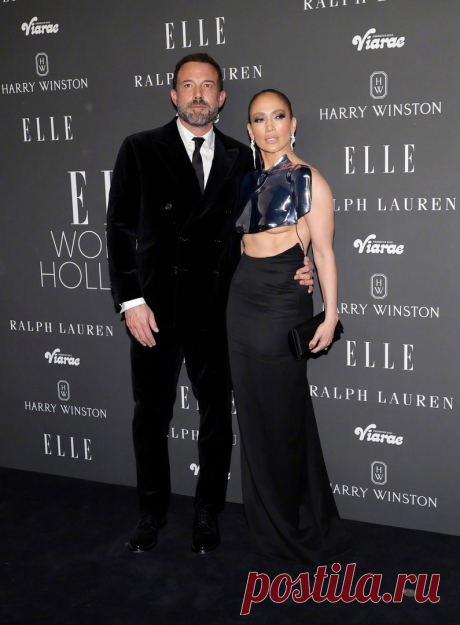 Дженнифер Лопес и Бен Аффлек на премии «Elle Women in Hollywood 2023»