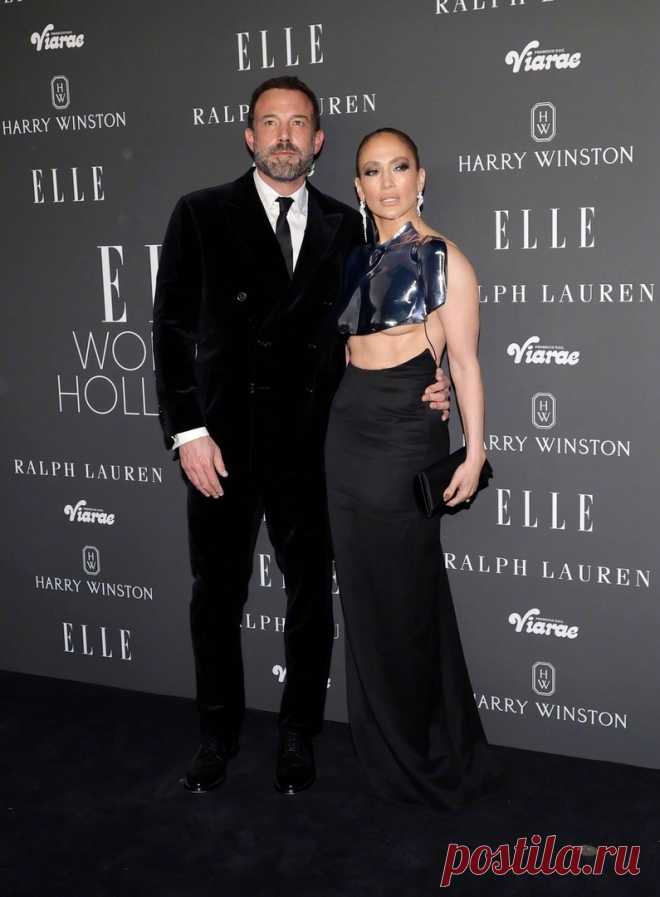 Дженнифер Лопес и Бен Аффлек на премии «Elle Women in Hollywood 2023»