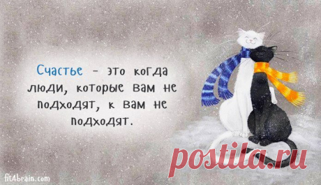 счастье-это отсутствие несчастья