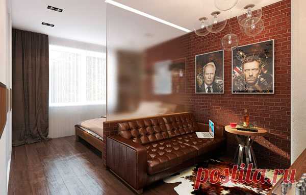 NEW дизайн комнаты 18 кв м спальни гостиной, фото из 94 примеров