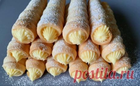 Любимое лакомство! Вкусно и не сложно! Сегодня предлагаю приготовить песочные трубочки с заварным кремом. Такие трубочки станут изюминкой вашего праздничного стола и вкусным десертом для семейного чаепития. Нежнейшее лакомство для всей семьи! Ингредиенты для 20 трубочек: Тесто: мука — 270 г. сметана — 130 г. сливочное масло — 125 г. щепотка соли Заварной крем: 3 яичных желтка сахар — 100 г. […]