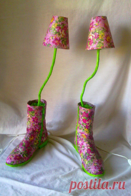 Светильник &quot;Цветочные боты &quot;