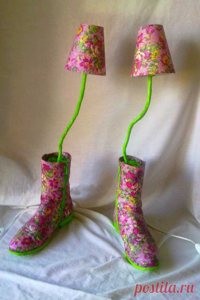 Светильник "Цветочные боты "