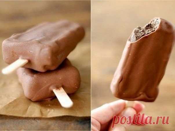 Лучшие кулинарные рецепты: Домашний шоколадный пломбир