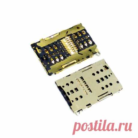Коннектор SIM карты Lenovo PHAB2 PB2-650M,  слот,  гнездо на две микро сим карты Lenovo  PHAB2 Plus PB2-670M считыватель карты памяти.
