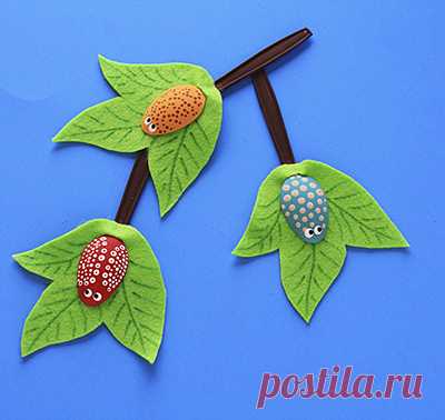 Жуки из ложек - Поделки с детьми | Деткиподелки