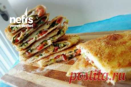 Pratik Kahvaltı Böreği (Pizza Tadında) - Nefis Yemek Tarifleri