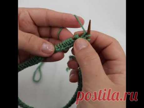 Секреты кругового вязания 🤫 мягкое соединения #knitt #knittingpatern #örgü