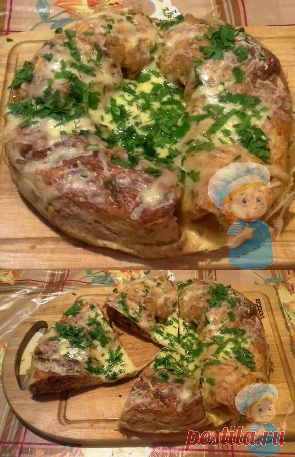 Лаваш в заливке — быстрый пирог без забот и хлопот