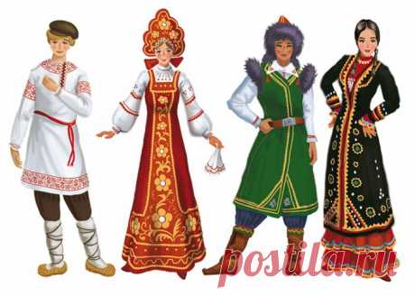 Картинки с национальными костюмами народов России (43 фото) ⭐ Забавник