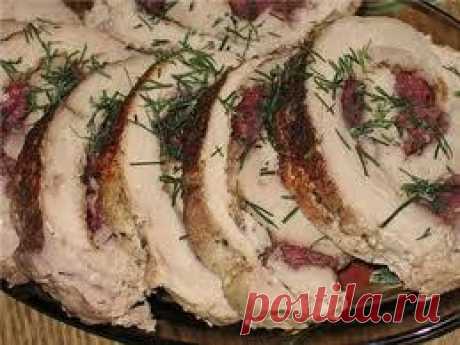 Очень вкусный мясной рулетик получается! Обязательно попробуйте приготовить!