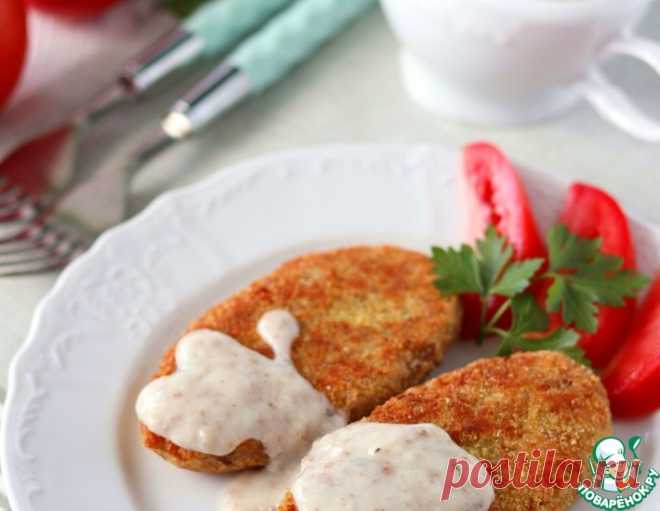 Котлеты картофельно-гречневые под грибным соусом – кулинарный рецепт
