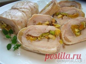 Куриный рулет-Пальчики Оближешь.