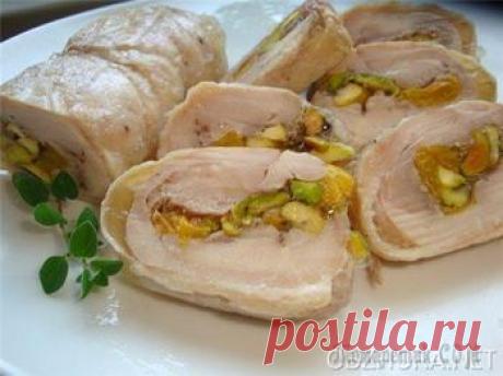 Куриный рулет-Пальчики Оближешь.