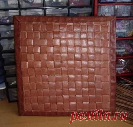 Плетение из полосок - Поделки из газет