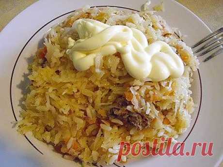 Рисовая каша с мясом и овощами | Рецепты моей мамы