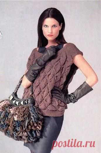 Комплект : безрукавка и сумка | Клубок