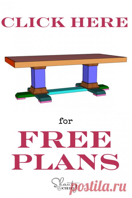 DIY Pedestal Coffee Table - Shanty 2 Chic