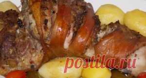 Свиная рулька в рукаве | Вкусный день