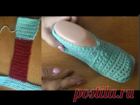 Простейшие тапочки - следки за пару часов