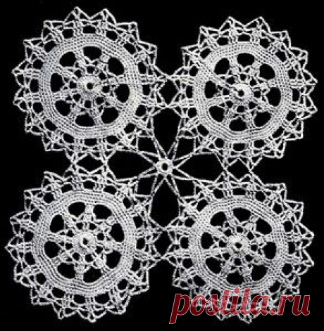 Круговой мотив крючком _ Circle Motif Pattern | Crochet Patterns