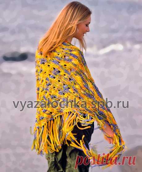 Шали и Пончо | ЕЛЕНА ВЯЗАЛОЧКА – Вязание Спицами и Крючком | Лушие Схемы и Модели Бесплатно