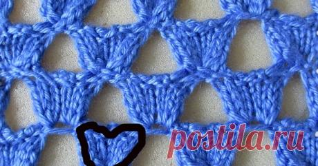 Модификация спицевых узоров с длинными протяжками (или супер-вытянутыми петлями,часть3)  На днях мне не спалось всю ночь, даже непонятно-почему? Всю ночь смотрела фильмы по компьютеру, а заодно сочинялa узоры.  Получился один уз...