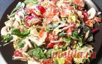 Салат «Портобелло» / Рыбные салаты / TVCook: пошаговые рецепты с фото