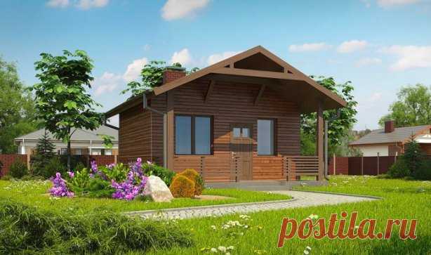 Проект компактной семейной бани с зоной отдыха и мини-кухней