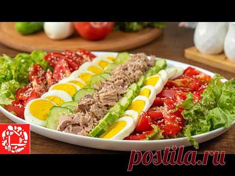 Быстрый праздничный Салат “Лето”. Все просто и красиво!