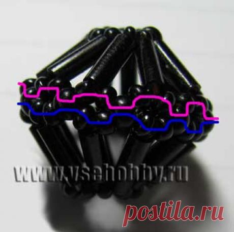 Бусина из стекляруса и бисера своими руками