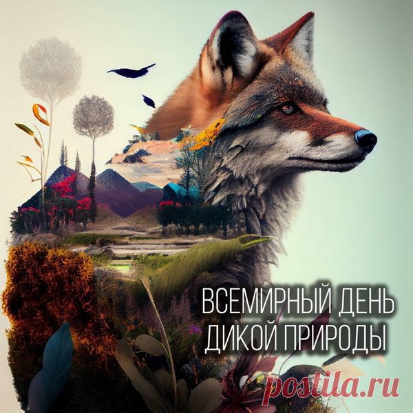 Всемирный день дикой природы,
Все дружно мы отмечаем.
Всем диким животным здоровья,
Потомства большого желаем.