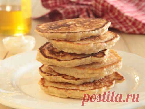 Постные овсяные оладьи – рецепт с фото / Простые рецепты