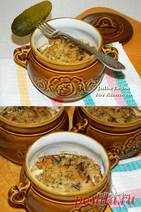 Омлет с мясом в горшочке | Банк кулинарных рецептов