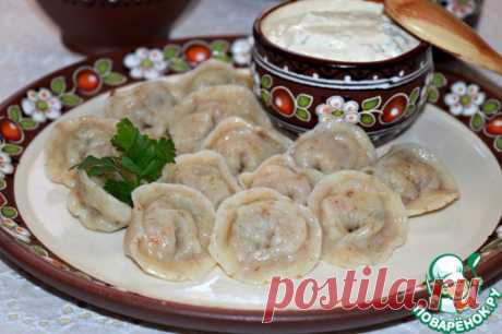 Пельмени с редькой