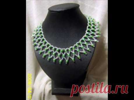 網狀編織項鍊 Beaded Net Necklace