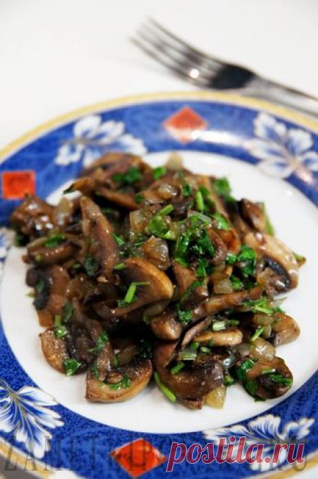 Жареные грибы с тархуном | Простые кулинарные рецепты с фотографиями