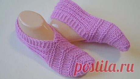 Удобные следочки – вяжутся за один вечер!