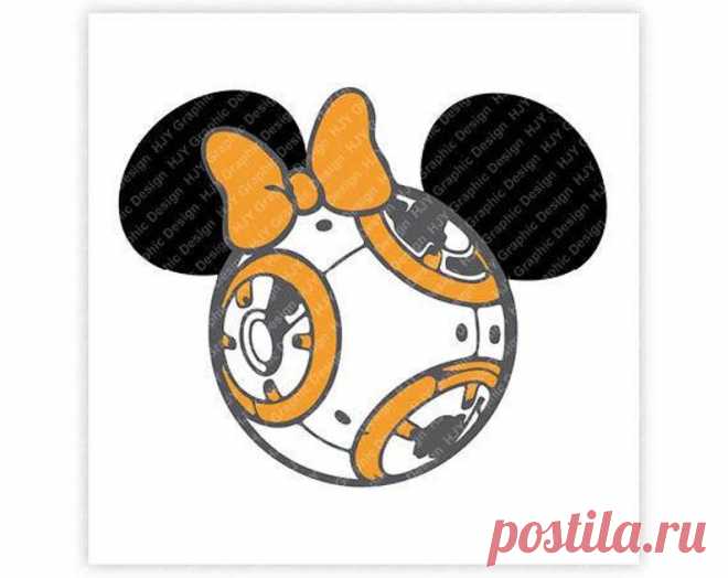 Disney Star Wars BB8 Mickey Minnie Mouse Ears Head | Etsy