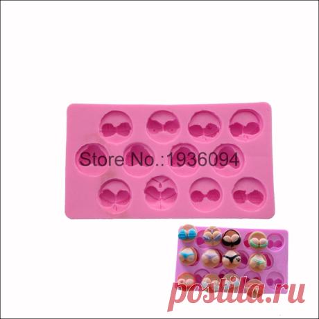 шоколад кубок плесень Picture - More Detailed Picture about Miniature 3D booty and bosom shape fondant cake cupcake topper candy handmade chocolate silicone decoration DIY mold Picture in Baking & Pastry Tools from Yiwu Mi Ke Silicone Mold Factory | Aliexpress.com | Alibaba Group