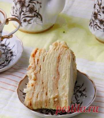 Наполеон с пломбиром.
Признаюсь честно, в моей семье все любят торт 