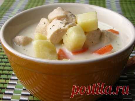 Диетический сырный суп с курицей — легкий и вкусный прием пищи на каждый день! — Домашние