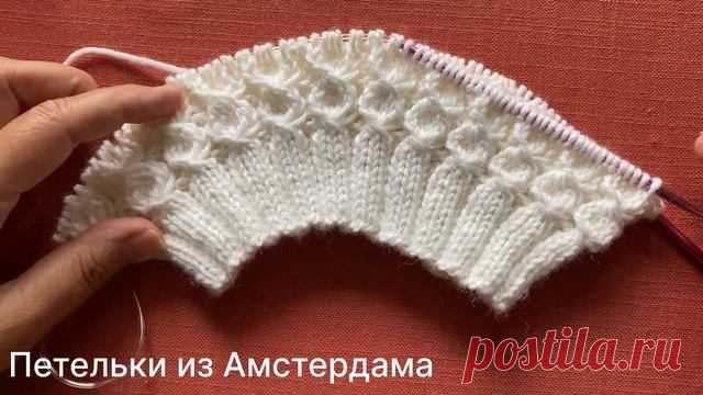 Очень легкий и красивый берет спицами. Подробный  и понятный МК, на любой размер. #беретспицами