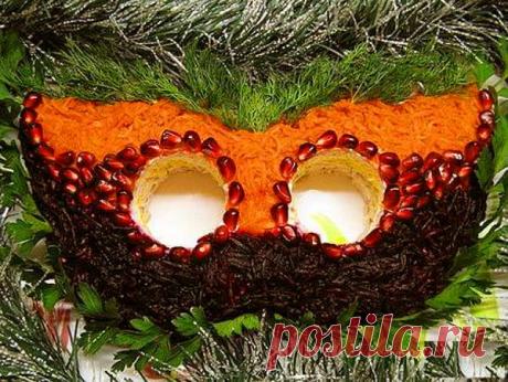 УКРАШЕНИЕ БЛЮД-05. НОВОГОДНИЕ САЛАТЫ. УКРАШЕНИЕ НОВОГОДНИХ САЛАТОВ - пошаговые фото, рецепты